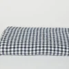 Anthracite Gingham 55 x 98 Tablecloth