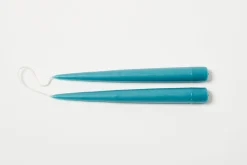 Antique Blue 9" Taper Candle