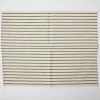 Black Off White Thin Stripe Placemat