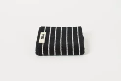 Black Stripes Guest Towel