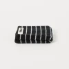 Black Stripes Washcloth