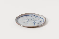Blue Patterned 7" Plate K.