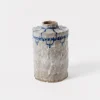 Blue Patterned Vase A.