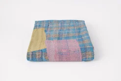Floral Kantha Quilt C.
