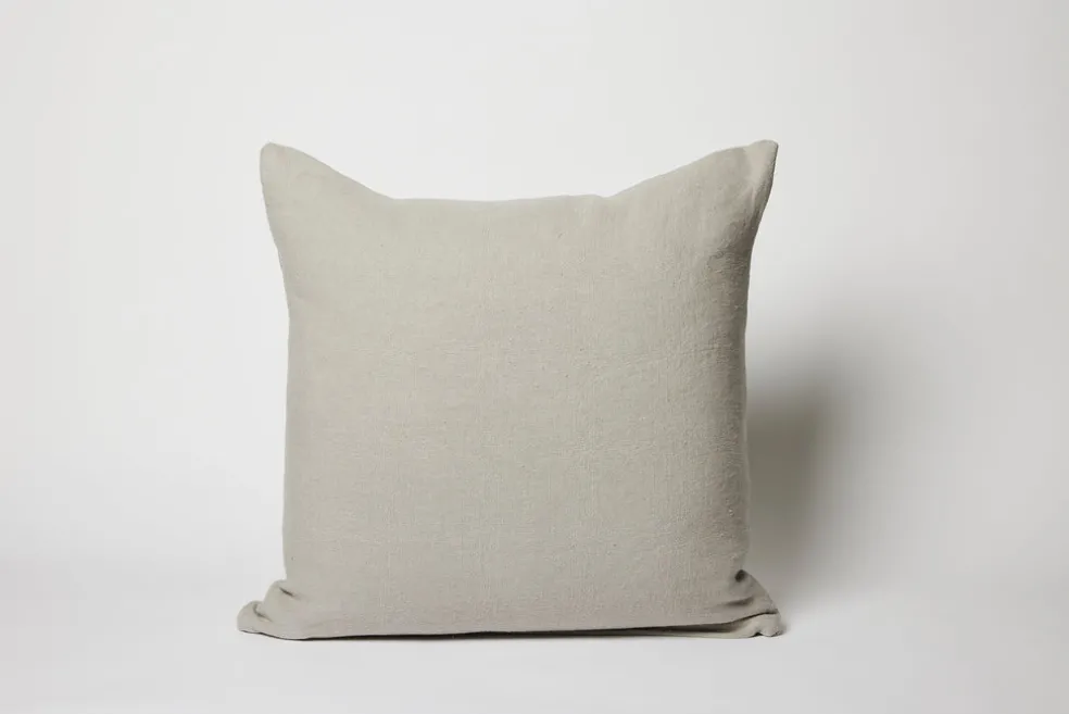 Hudson Fog 20" x 20" Linen Pillow