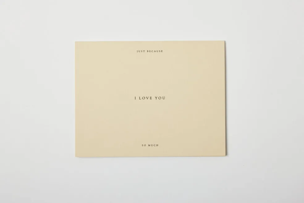 I Love You No. 01 - Single Card Sand