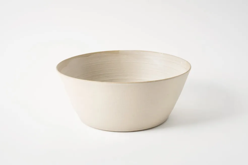 Large Bowl, Matte White