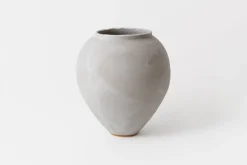 Large Gourd Vase Frosted Lilac