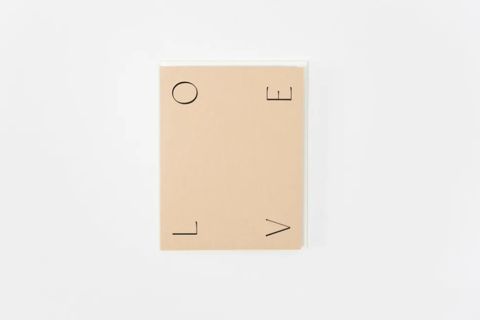 Love No.13 - Single Card Stone