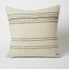 Moroccan Stripe 20" x 20" Wool Linen Pillow
