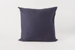 Navy Burgundy Dot Deadstock 16 x 16 Pillow