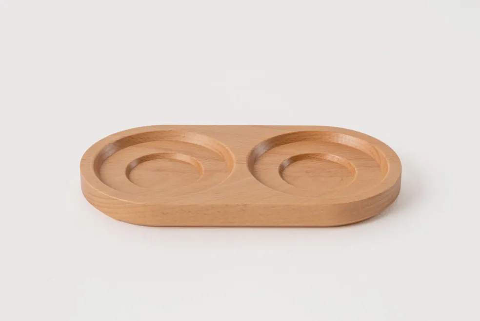 Salt/Pepper Mill Beechwood Stand