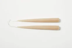 Taupe 9" Taper Candle