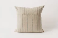 Vintage Grain Sack Pillow 18 x 18 G.