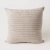 Vintage Grain Sack Pillow 18 x 18 K.