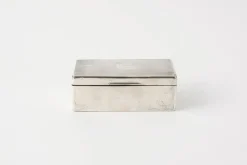 Vintage Sterling Silver Box A.